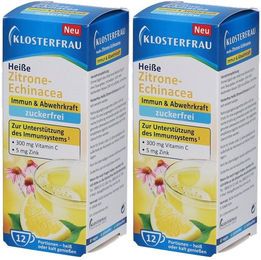 Klosterfrau Heiße Zitrone Echinacea mit Ascorbinsäure zuckerfrei Pulver – Bild 1 von 1