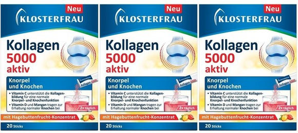 Klosterfrau Kollagen 5000 aktiv Sticks mit Rinderkollagen – Bild 1 von 1