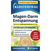 Produktbild von Klosterfrau Magen-Darm Entspannung Kapseln glutenfrei laktosefrei ohne Gelatine