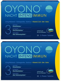 Klosterfrau OYONO NACHT INTENS IMMUN Tabletten vegetarisch laktosefrei glutenfrei – Bild 1 von 1