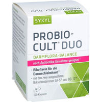 Produktbild von Klosterfrau Probio-Cult Duo Syxyl Kapseln 100 Stück glutenfrei und laktosefrei
