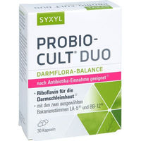 Produktbild von Klosterfrau Probio-Cult Duo Syxyl Kapseln 30 Stück glutenfrei und laktosefrei ohne Gelatine