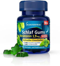 Klosterfrau Schlaf Gums Melatonin 1,9 mg zuckerfrei Gummis – Bild 1 von 2
