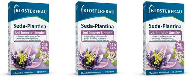 Klosterfrau Seda-Plantina Innere Ruhe Kombipräparat Tabletten 90 Stück – Bild 1 von 1