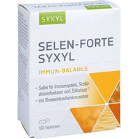 Produktbild von Klosterfrau Syxyl Selen Forte Tabletten mit Natriumselenit, 100 Stück, vegan, glutenfrei und laktosefrei
