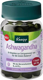 Kneipp Ashwagandha Gummies mit B-Komplex vegan glutenfrei laktosefrei 30 Stück – Bild 1 von 3