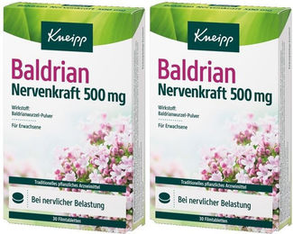 Kneipp Baldrian Nervenkraft Tabletten mit pflanzlichem Ursprung 30 Stück – Bild 1 von 1