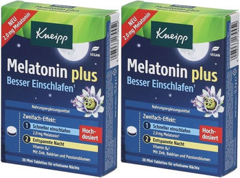 Kneipp Melatonin plus 2,0 mg Tabletten 30 Stück – Bild 1 von 1