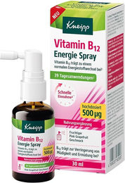 Kneipp Vitamin B12 Energie Spray glutenfrei und laktosefrei – Bild 1 von 2