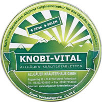 Produktbild von Knobi Vital Kräuter-Komplex Tabletten von Allgäuer Kräuterhaus GmbH 300 Stück