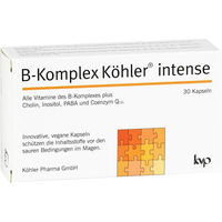 Produktbild von Köhler Pharma B-Komplex Intense Kapseln 30 Stück vegan glutenfrei laktosefrei