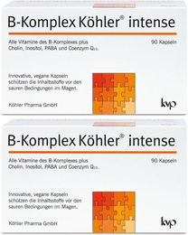 Köhler Pharma B-Komplex intense Kapseln vegan 180 Stück – Bild 1 von 1