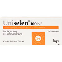 Produktbild von Köhler Pharma Uniselen Natriumselenit 100 µg Tabletten laktosefrei und glutenfrei