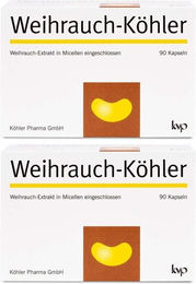 Köhler Pharma Weihrauch Boswellia Kapseln vegan glutenfrei laktosefrei 180 Stück – Bild 1 von 1