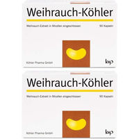 Produktbild von Köhler Pharma Weihrauch Boswellia Kapseln vegan glutenfrei laktosefrei 180 Stück