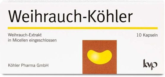 Köhler Pharma Weihrauch Boswellia Kapseln vegan glutenfrei laktosefrei ohne Zusatzstoffe – Bild 1 von 1
