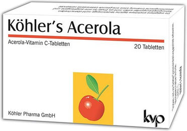 Köhler's Acerola Lutschtabletten mit Hagebutte laktosefrei und glutenfrei – Bild 1 von 1