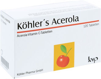 Köhler's Acerola Tabletten mit Hagebutte 120 Stück – Bild 1 von 1