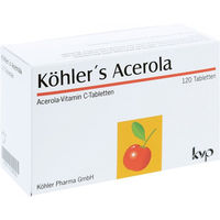 Produktbild von Köhler's Acerola Tabletten mit Hagebutte 120 Stück