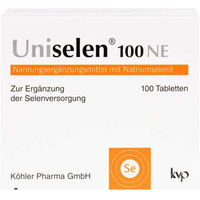Produktbild von Köhler Uniselen 100 Ne Tabletten mit Natriumselenit glutenfrei laktosefrei ohne Gelatine 100 Stück