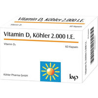 Produktbild von Köhler Vitamin D3 2000 IE Kapseln 60 Stück