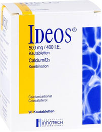 Kohlpharma Ideos 500 mg/400 I.E. Lutschtabletten 90 Stück – Bild 1 von 1