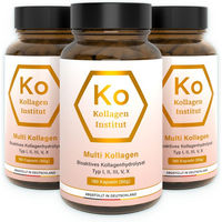 Produktbild von Kollagen Institut Multi Kollagen Kapseln mit Typ I, II und III ohne Zusatzstoffe