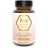 Produktbild von Kollagen Institut Multi Kollagen Kapseln mit Typ I, II und III ohne Zusatzstoffe 180 Kapseln