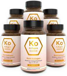 Kollagen Institut Multi Kollagen Kapseln mit Typ I, II und III ohne Zusatzstoffe 180 Kapseln – Bild 1 von 2
