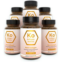 Produktbild von Kollagen Institut Multi Kollagen Kapseln mit Typ I, II und III ohne Zusatzstoffe 180 Kapseln