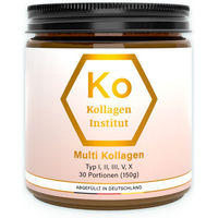 Produktbild von Kollagen Institut Multi Kollagen Pulver Typ I Typ II Typ III ohne Zusatzstoffe 150 g