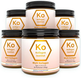 Kollagen Institut Multi Kollagen Pulver Typ I Typ II Typ III ohne Zusatzstoffe 180 g – Bild 1 von 2