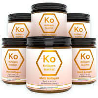 Produktbild von Kollagen Institut Multi Kollagen Pulver Typ I Typ II Typ III ohne Zusatzstoffe 180 g