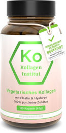 Kollagen Institut Vegetarische Kollagen Kapseln mit Hyaluron und Elastin ohne Zusatzstoffe 180 Kapseln – Bild 1 von 2
