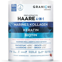 Produktbild von Kollagen Pulver Pro Keracys vom Kollagen Institut mit Biotin, Zink und Selen hochdosiert