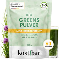 Produktbild von kost!bar BIO Greens Superfood-Mischung Pulver vegan glutenfrei bio ohne Zusatzstoffe