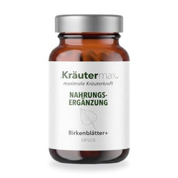 Kräutermax Birkenblätter plus Kräuter-Komplex Kapseln Vegan Laktosefrei Glutenfrei 90 Stück – Bild 1 von 1
