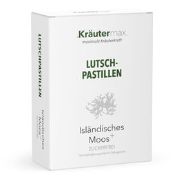 Kräutermax Isländisches Moos Lutschtabletten mit Vitamin C, zuckerfrei, 36 Stück – Bild 1 von 1