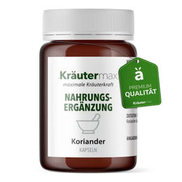 Kräutermax Koriander Extrakt Kapseln Vegan 60 Stück – Bild 1 von 3