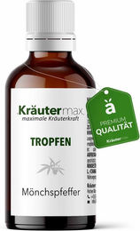 Kräutermax Mönchspfeffer Tinktur Tropfen mit Mönchspfechtfrucht, vegan, 50 ml – Bild 1 von 4