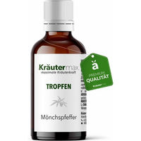 Produktbild von Kräutermax Mönchspfeffer Tinktur Tropfen mit Mönchspfechtfrucht, vegan, 50 ml