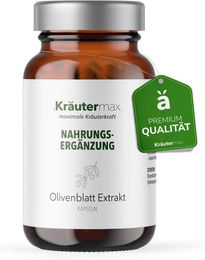 Kräutermax Olivenblatt Extrakt Kapseln ohne Zusatzstoffe 60 Stück – Bild 1 von 3