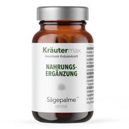 Kräutermax Sägepalme Kräuter-Komplex mit Brennnessel und Kürbiskern Extrakt hochdosiert Vitamin C Kapseln 60 Stück ohne Zusatzstoffe – Bild 1 von 1