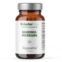 Produktbild von Kräutermax Sägepalme Kräuter-Komplex mit Brennnessel und Kürbiskern Extrakt hochdosiert Vitamin C Kapseln 60 Stück ohne Zusatzstoffe