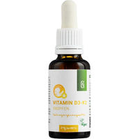 Produktbild von Kraftgras Vitamin D3-K2 Tropfen mit Flechten vegan