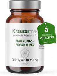 Kräutermax Coenzym Q10 Ubiquinon 250 mg Kapseln vegan – Bild 1 von 3