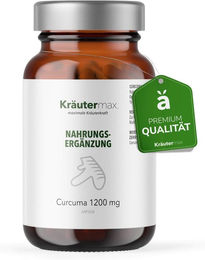Kräutermax Curcuma Kapseln vegan 180 Stück – Bild 1 von 3