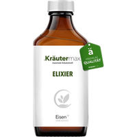Produktbild von Kräutermax Eisen Plus Elixier mit Eisengluconat alkoholfrei 500 ml