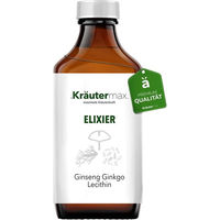 Produktbild von Kräutermax Ginseng Ginkgo Lecithin Elixier Flüssig 500 ml