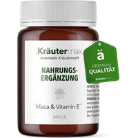 Produktbild von Kräutermax Maca und Vitamin E Kapseln 60 Stück